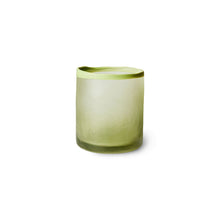 Load image into Gallery viewer, HKliving Glass Tea Light Light - Olive