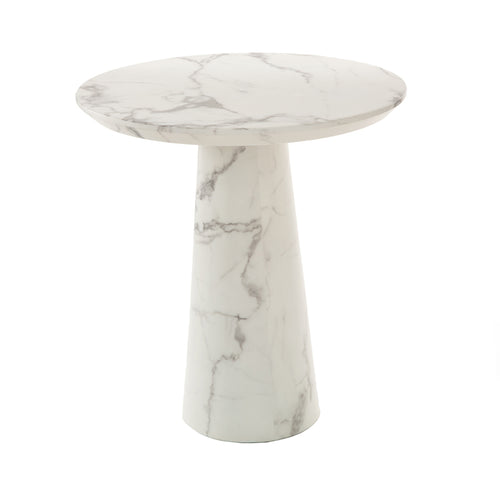 Marble Look Disc Table Ex-Display