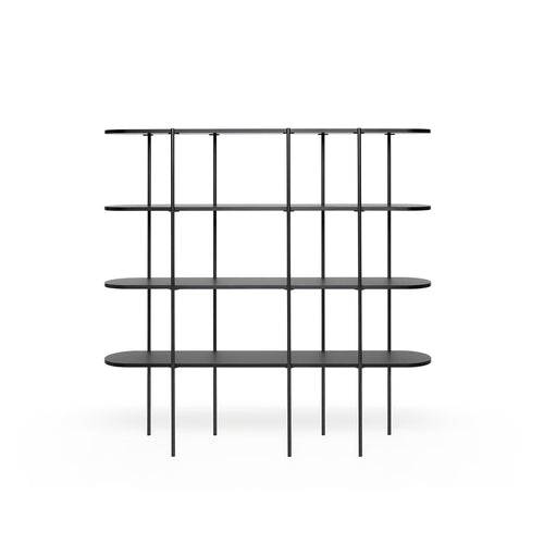 Sonia Black Shelving System Large