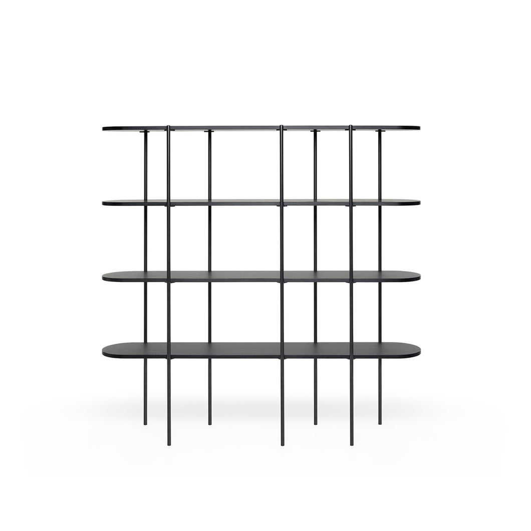 Sonia Black Shelving System Large