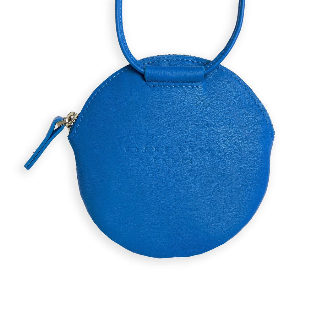 Carre Royal Mini Necklace Purse - Blue