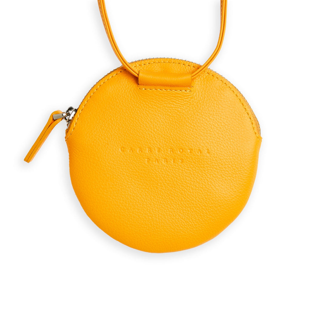 Carre Royal Mini Necklace Purse - Yellow