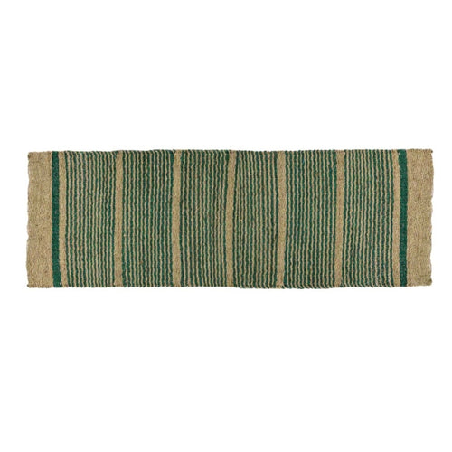 Arles Seagrass and Palm Leaf Green Rug