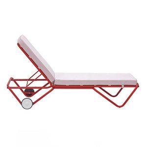 Barceloneta Outdoors Sun Lounger with Wheels