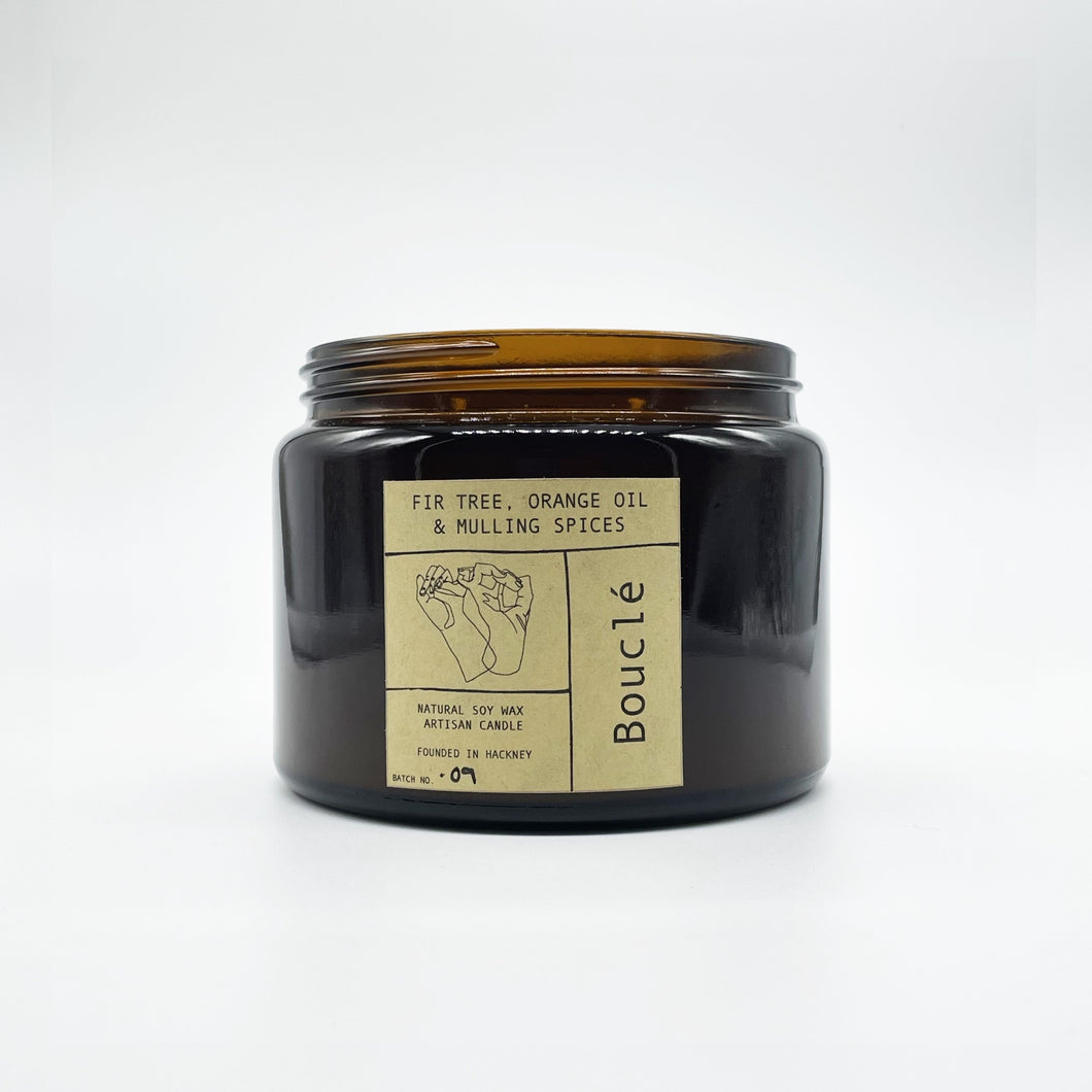 Fir Tree, Orange Oil & Mullin Spices Soy Wax Candle (500 ml)