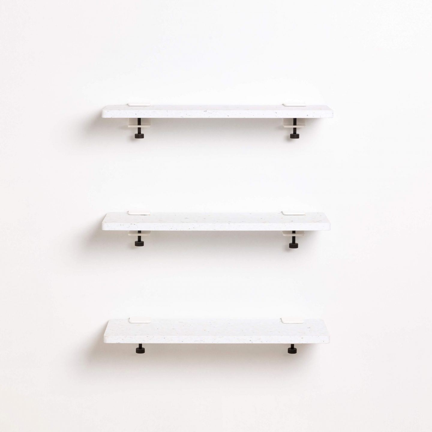 White Venezia Recycled Plastic Bookshelf 2 Sizes by Tiptoe Mad