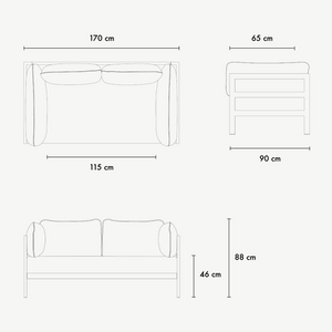 EASY Sofa - 2 seater