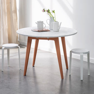 TIPTOE New Modern Round Table | Recycled Plastic