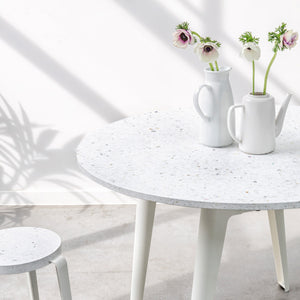 TIPTOE New Modern Round Table | Recycled Plastic