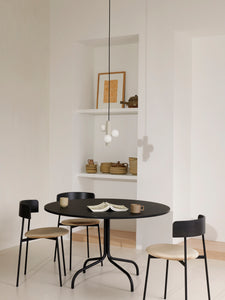 Friday Black Dining Table Round