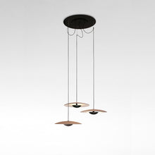 Load image into Gallery viewer, Ginger Wood Triple Pendant Cluster