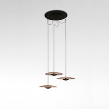 Load image into Gallery viewer, Ginger Wood Triple Pendant Cluster