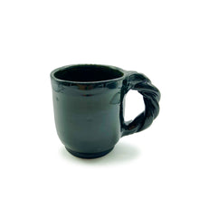 Load image into Gallery viewer, Green Twisted Handle Mug