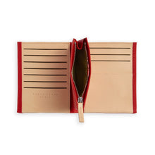 Load image into Gallery viewer, Carre Royal Red Large Canvas Wallet