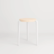 Load image into Gallery viewer, Tiptoe Lou Stool Wood