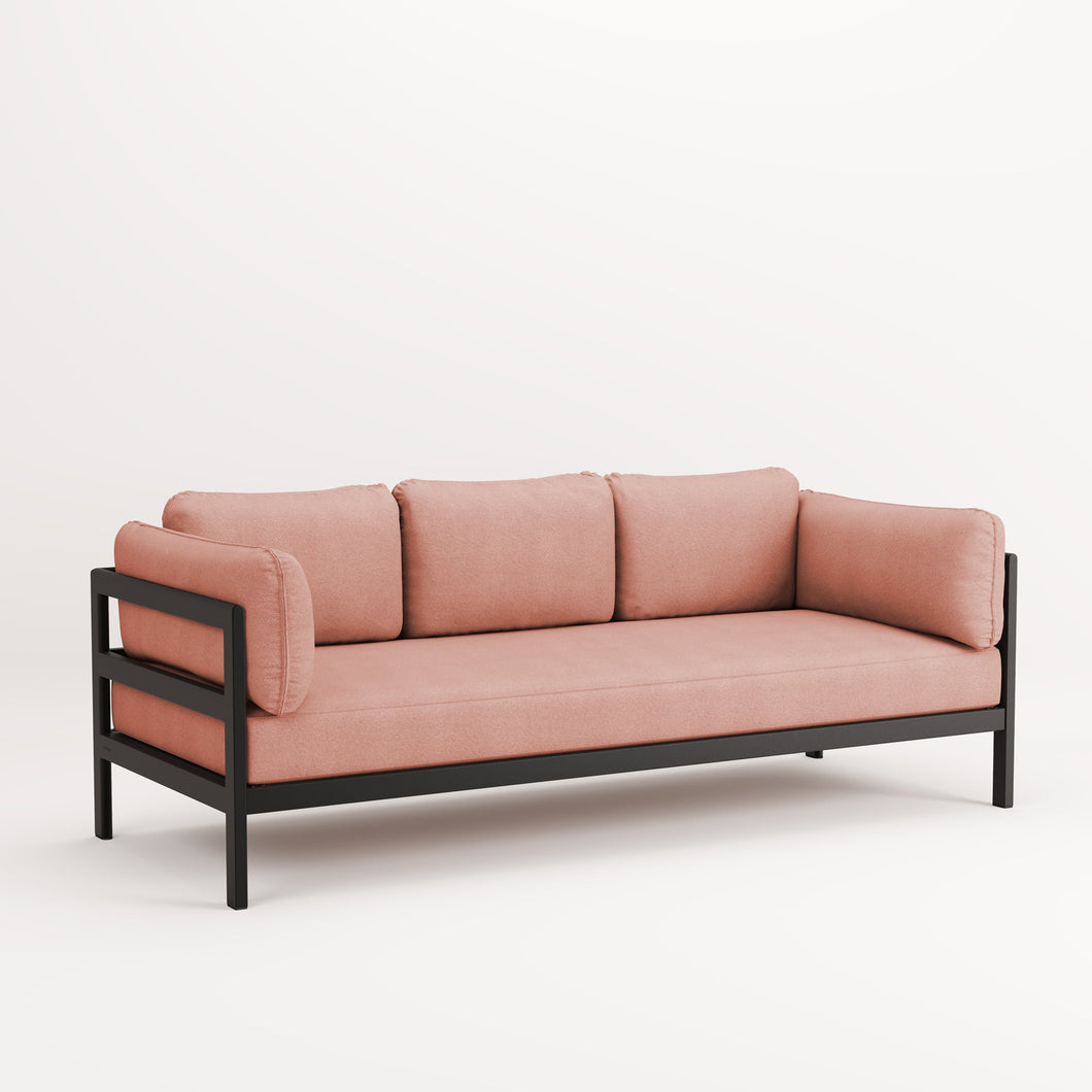 EASY 3 seater Pink Sofa Ex-Display