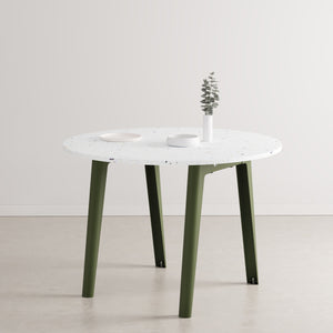 Tiptoe New Modern Round Table | Recycled Plastic