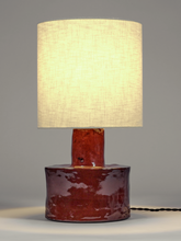 Load image into Gallery viewer, Catherine Red Ceramic Table Lamp