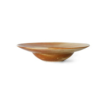 Load image into Gallery viewer, HKliving Rustic Cream/Brown Pasta Plate