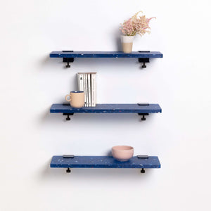 Blue Pacifico Recycled Plastic Bookshelf by Tiptoe | 2 Sizes
