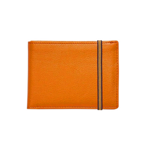 Carre Royal Minimalist Wallet with Coin Pocket - Orange