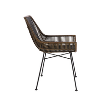 Load image into Gallery viewer, Cappuccino Rattan Chair