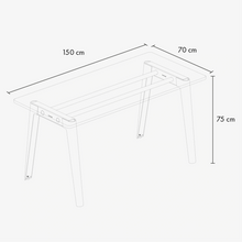 Load image into Gallery viewer, TIPTOE New Modern Rectangular Desk |  Recycled Plastic