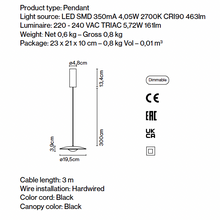 Load image into Gallery viewer, Ginger Metal LED Pendant Light