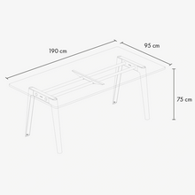 Load image into Gallery viewer, Tiptoe New Modern Rectangular Dining Table | Recycled Plastic