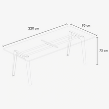 Load image into Gallery viewer, TIPTOE New Modern Dining Table | Wood - 3 Sizes