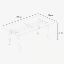 Load image into Gallery viewer, TIPTOE New Modern Dining Table | Wood - 3 Sizes