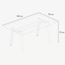Load image into Gallery viewer, TIPTOE New Modern Dining Table | Wood - 3 Sizes