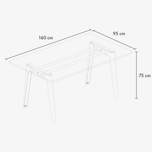 TIPTOE New Modern Dining Table | Wood - 3 Sizes