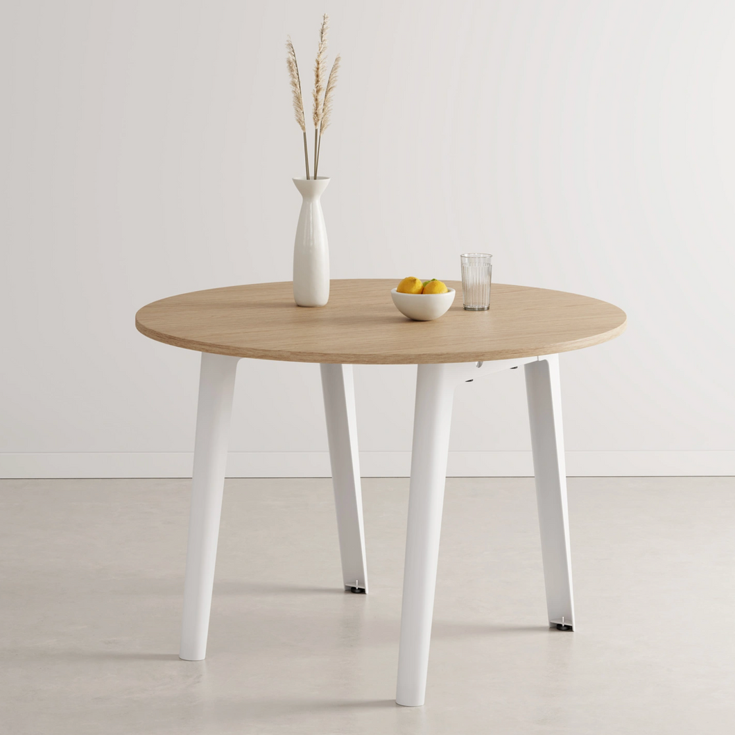 TIPTOE New Modern Round Table | Eco-certified Wood