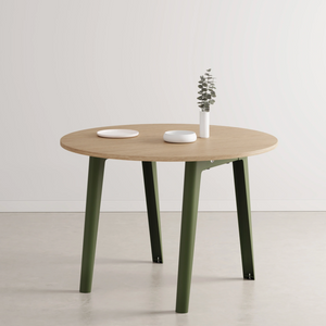 TIPTOE New Modern Round Table | Eco-certified Wood