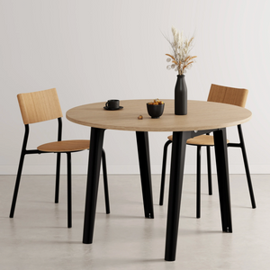 TIPTOE New Modern Round Table | Eco-certified Wood