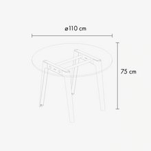 Load image into Gallery viewer, TIPTOE New Modern Round Table | Eco-certified Wood