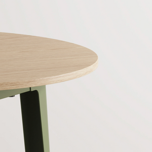 TIPTOE New Modern Round Table | Eco-certified Wood