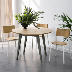 TIPTOE New Modern Round Table | Eco-certified Wood