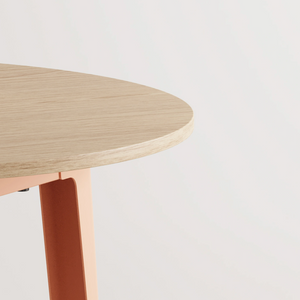 TIPTOE New Modern Round Table | Eco-certified Wood