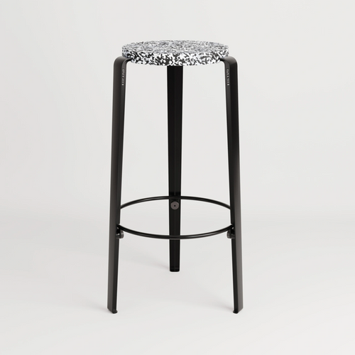 Tiptoe Lou Bar Stool Macchiato | Recycled Plastic