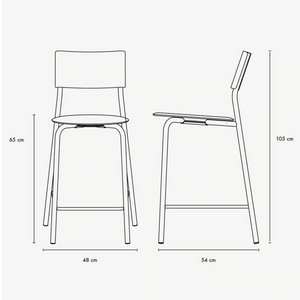 Tiptoe SSDr Bar Chair | Recycled Plastic