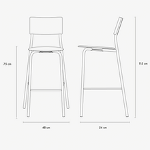 Load image into Gallery viewer, Tiptoe SSDr Bar Chair | Recycled Plastic