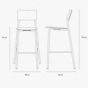Tiptoe SSDr Bar Chair | Recycled Plastic