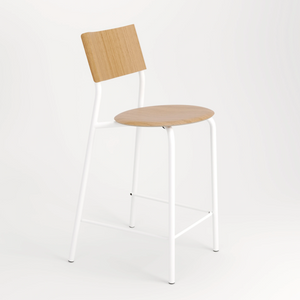 SSD Wood Bar Chair - Two Heights