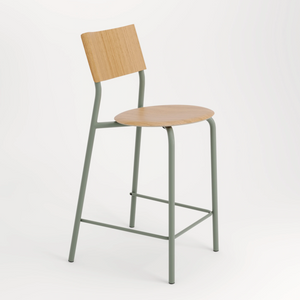 SSD Wood Bar Chair - Two Heights