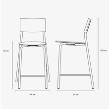 Load image into Gallery viewer, SSD Wood Bar Chair - Two Heights