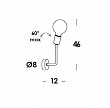 Load image into Gallery viewer, Tiges Wall Light - Bulb