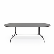 Load image into Gallery viewer, Friday Black Oval Dining Table