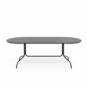 Friday Black Oval Dining Table